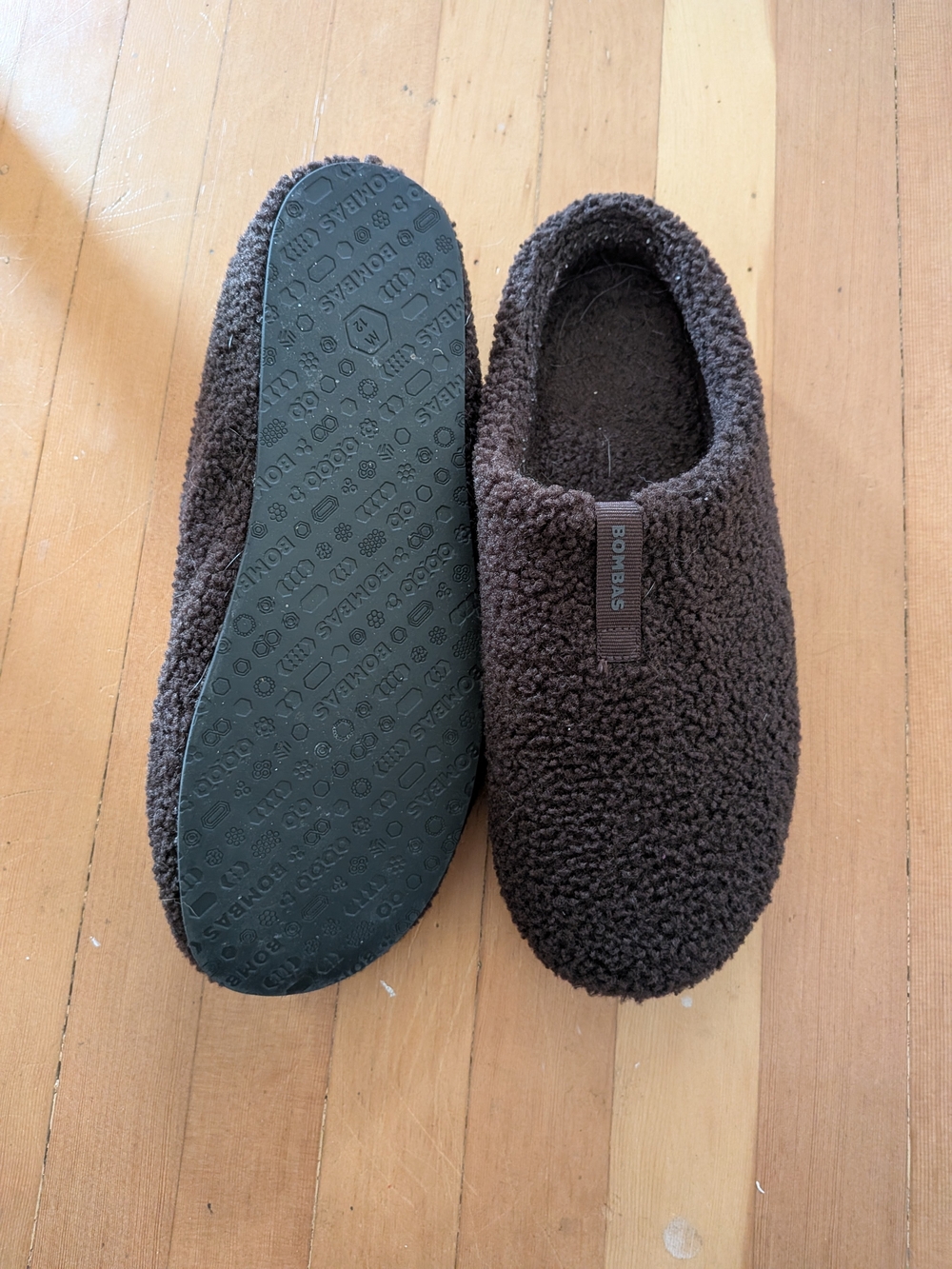 Men's Bombas Sunday Slipper -  Dark Brown, Size 12